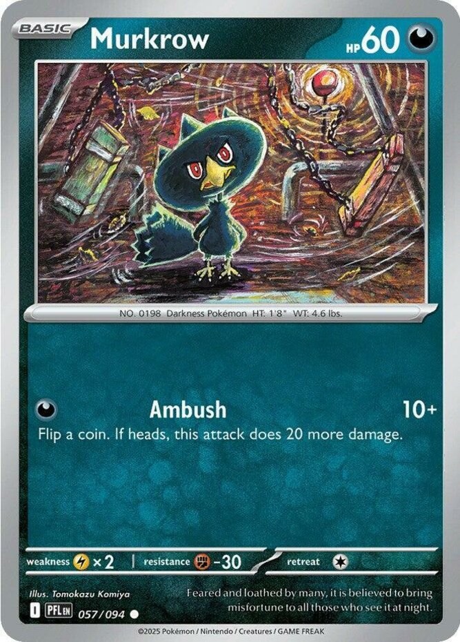 Murkrow – 057/094 – Common – Near Mint