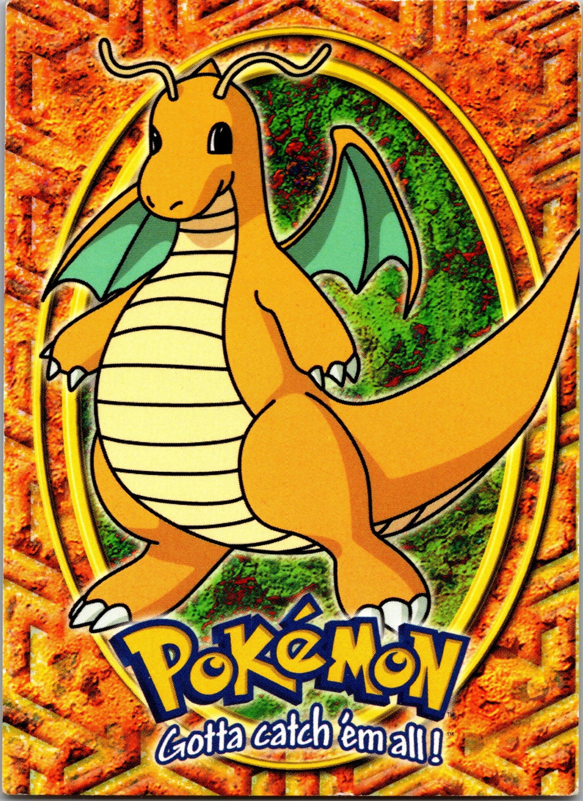 Dragonite E12 of 12 Topps DMG Trading Card