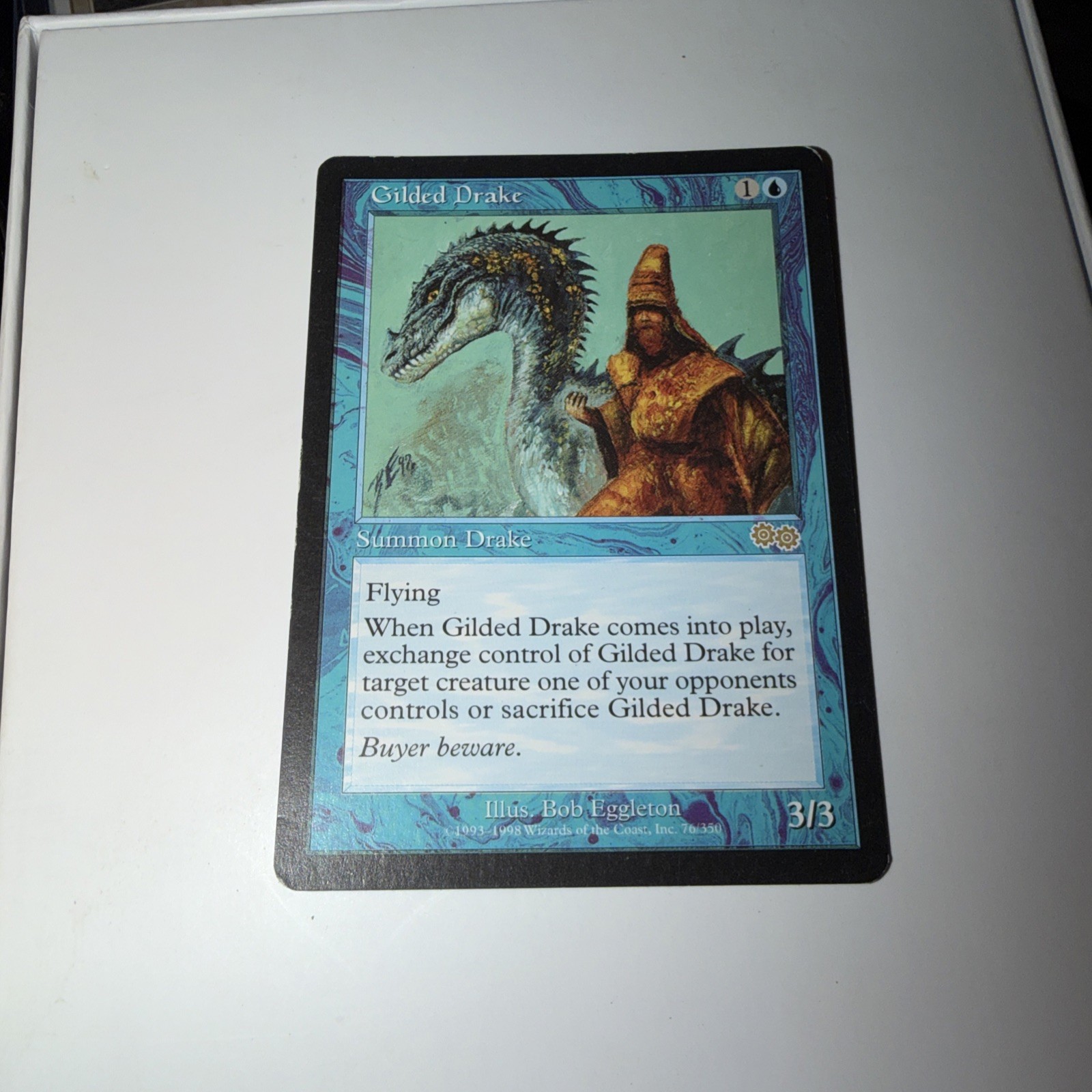 Gilded Drake MTG Magic The Gathering Urza’s Saga 76/335 Rare *On Reserved List*