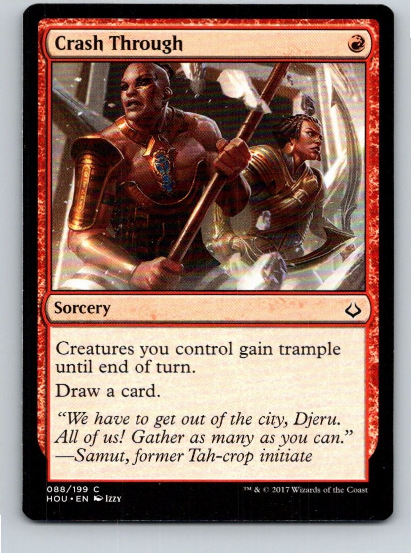 Magic the Gathering Crash Through Hour of Devastation MTG Free Shipping!