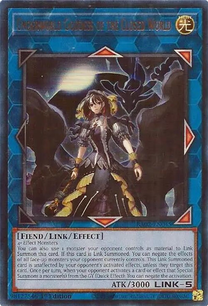 Underworld Goddess of the Closed World (UR) 1st Edition [RA02 – RA02-EN045] N…