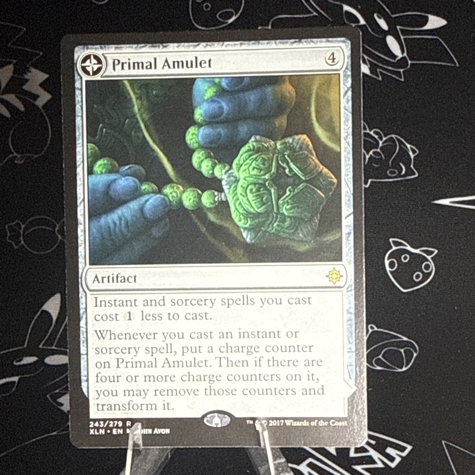 Primal Amulet Ixalan Card In Near Mint Condition Magic The Gathering
