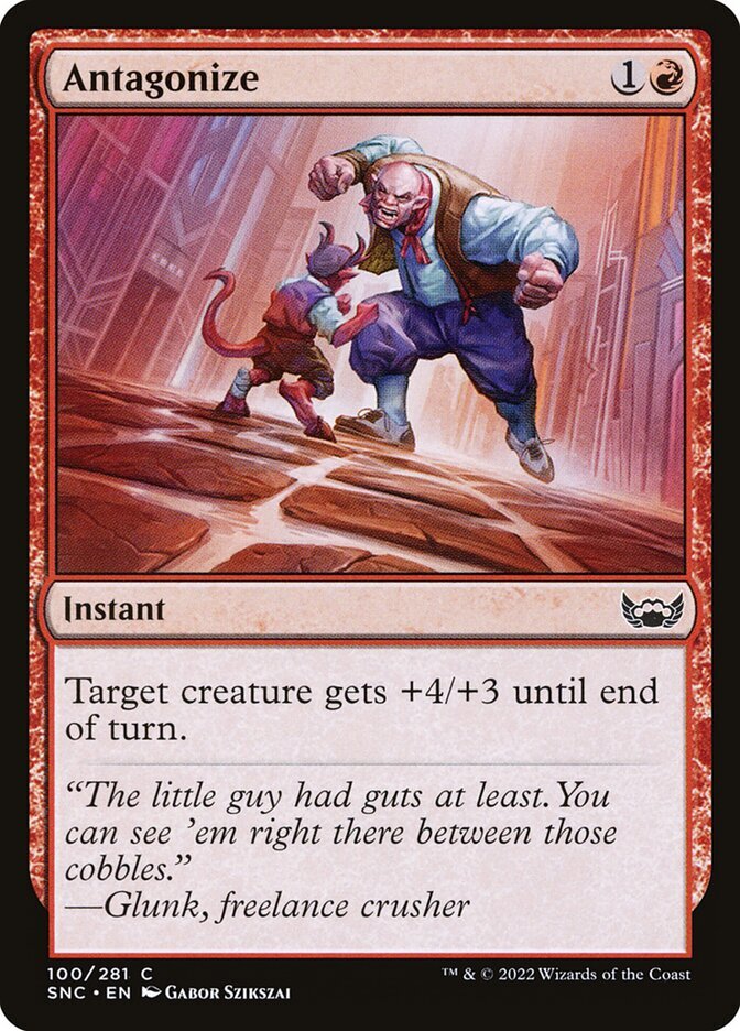 MTG Magic the Gathering Antagonize (100/547) Streets of New Capenna LP