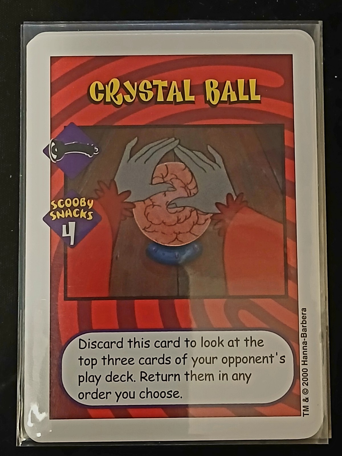 ULTRA RARE WHITE BORDER DEMO CARD CRYSTAL BALL SCOOBY DOO FANS AND CCG