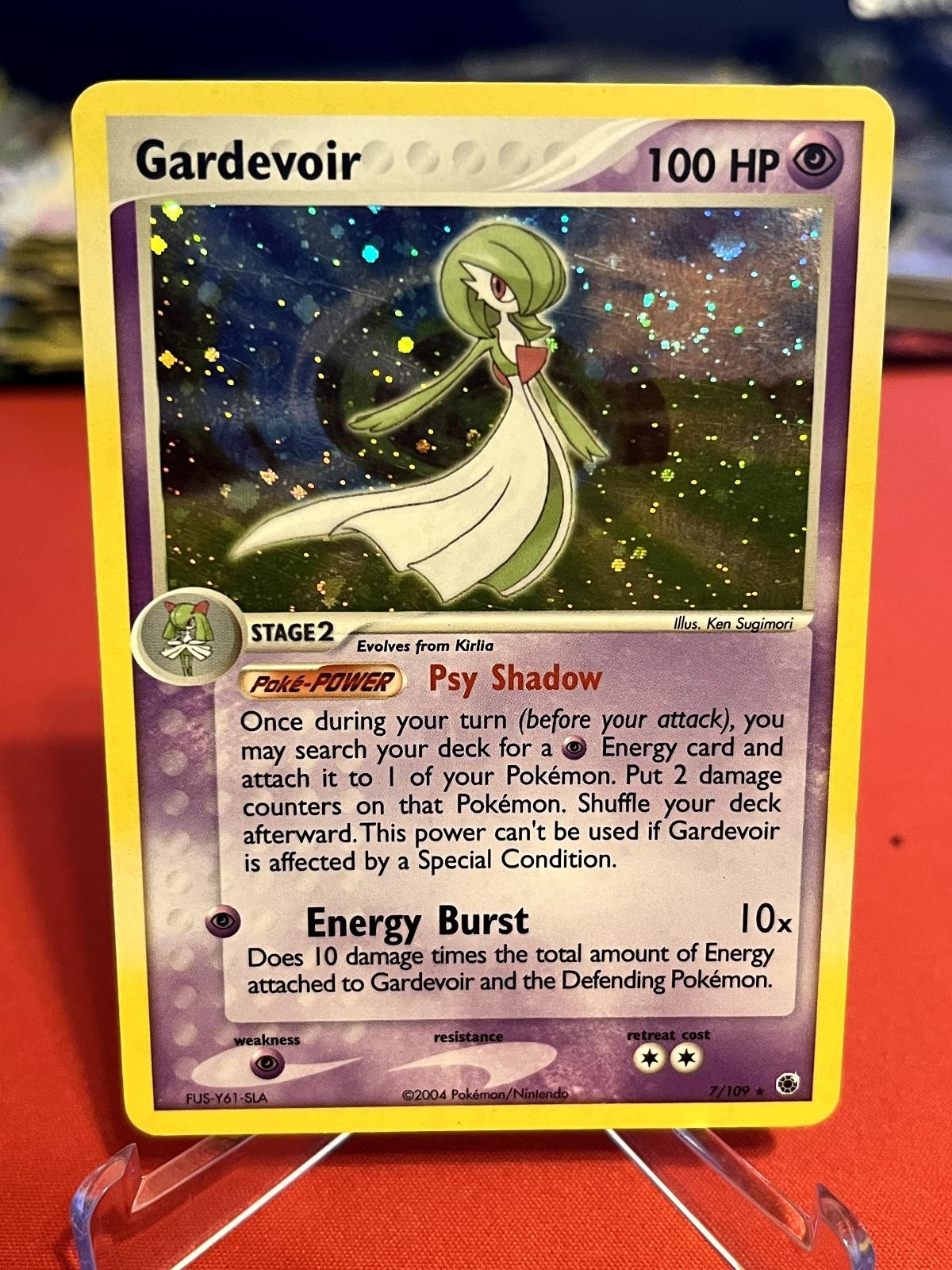 Gardevoir (Holo) 7 Holo Holo Rare EX Battle Stadium Pokemon LP w/ Swirl