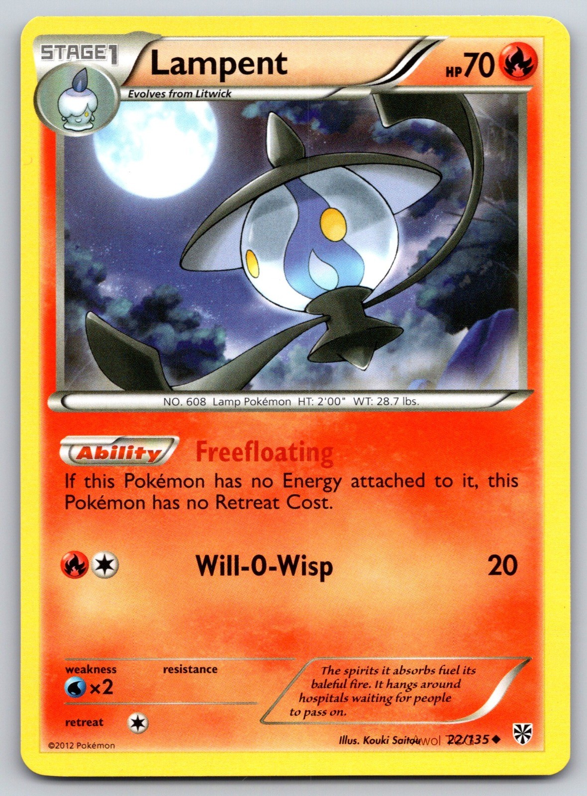 Lampent 22/135 Plasma Storm Uncommon NM