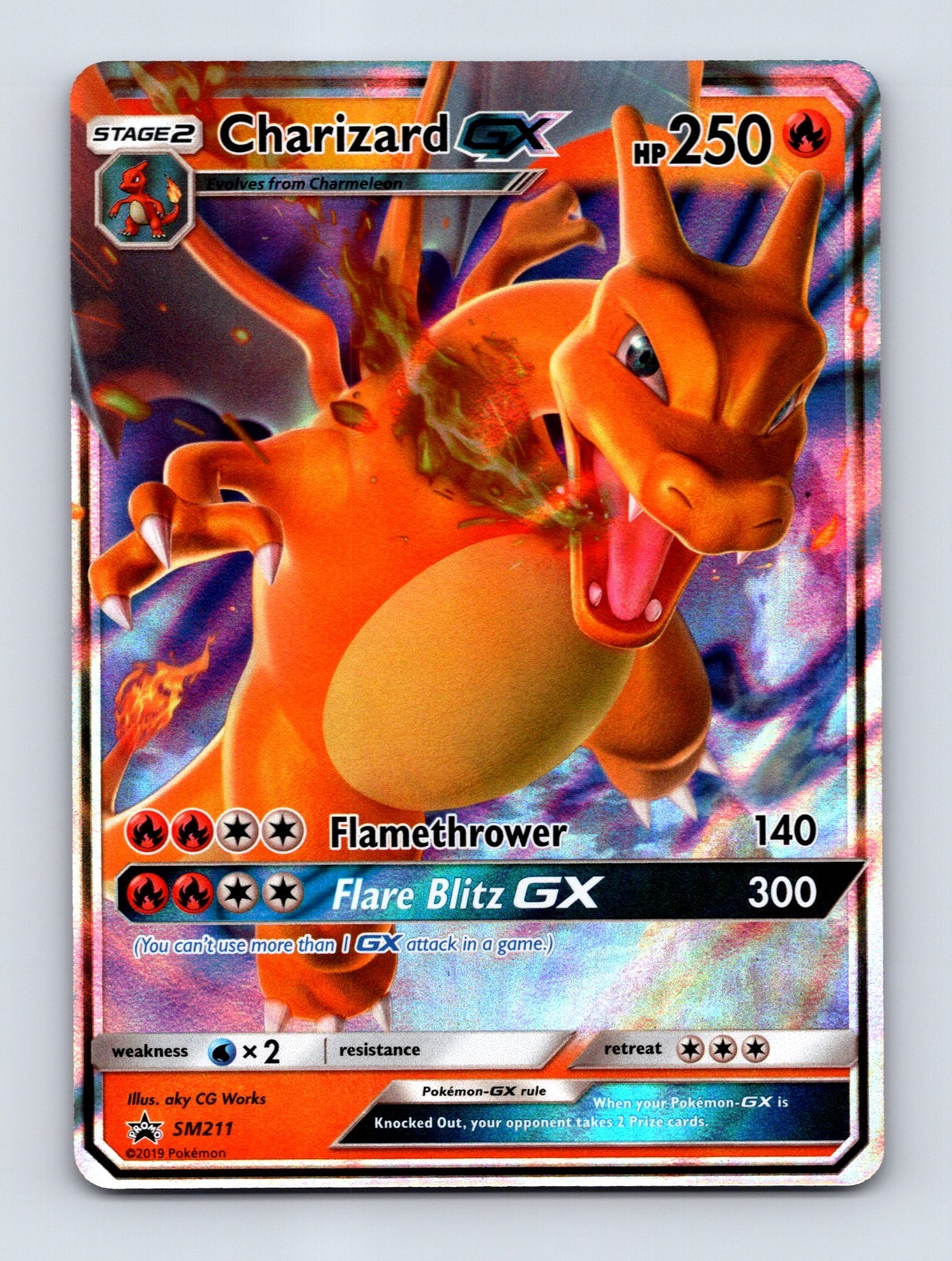 Charizard GX SM211 Black Star Promo Hidden Fates (2019) – NM