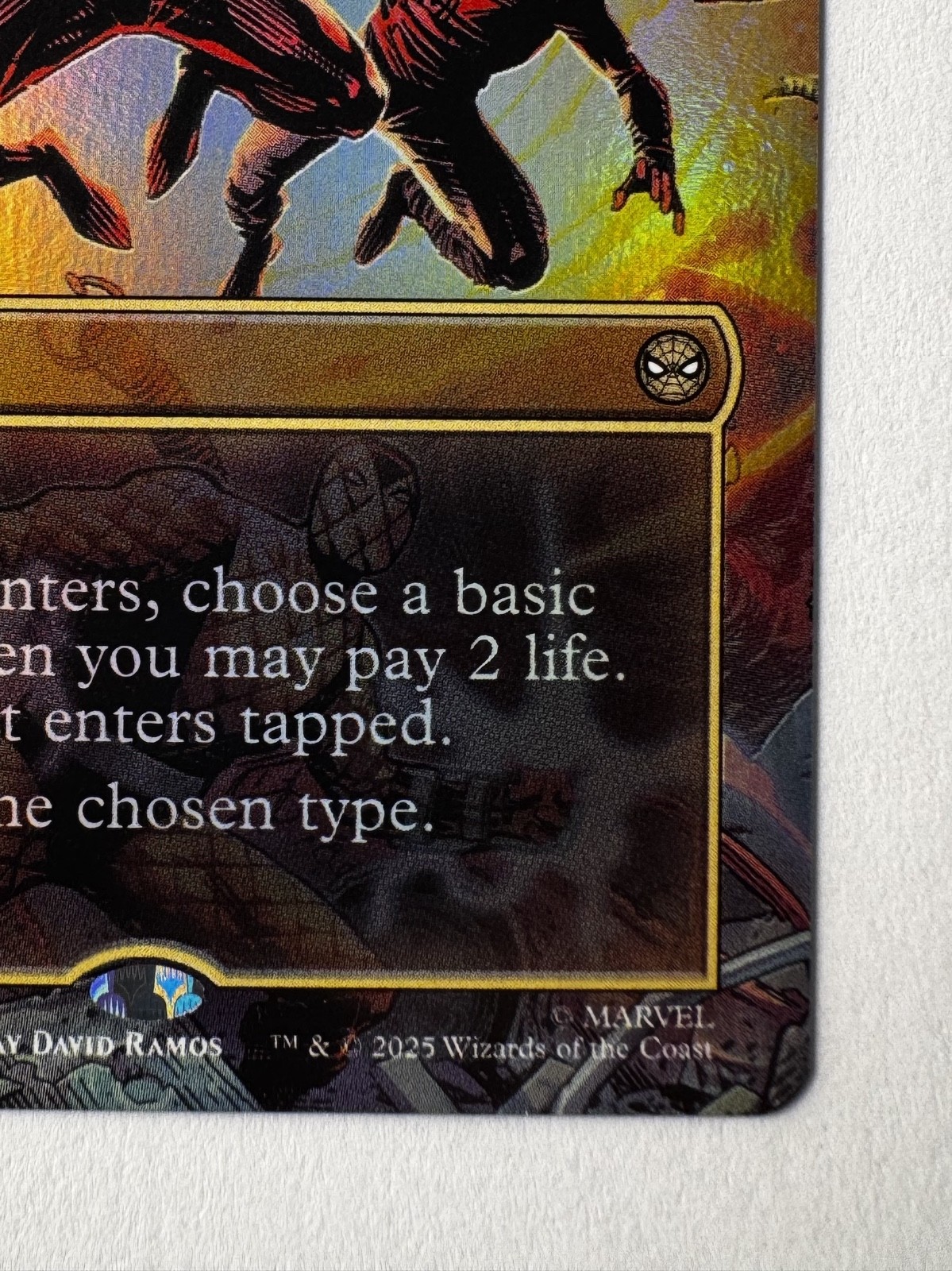 Multiversal Passage Borderless Foil 206 – MTG Spider-Man Rare Land Any Color