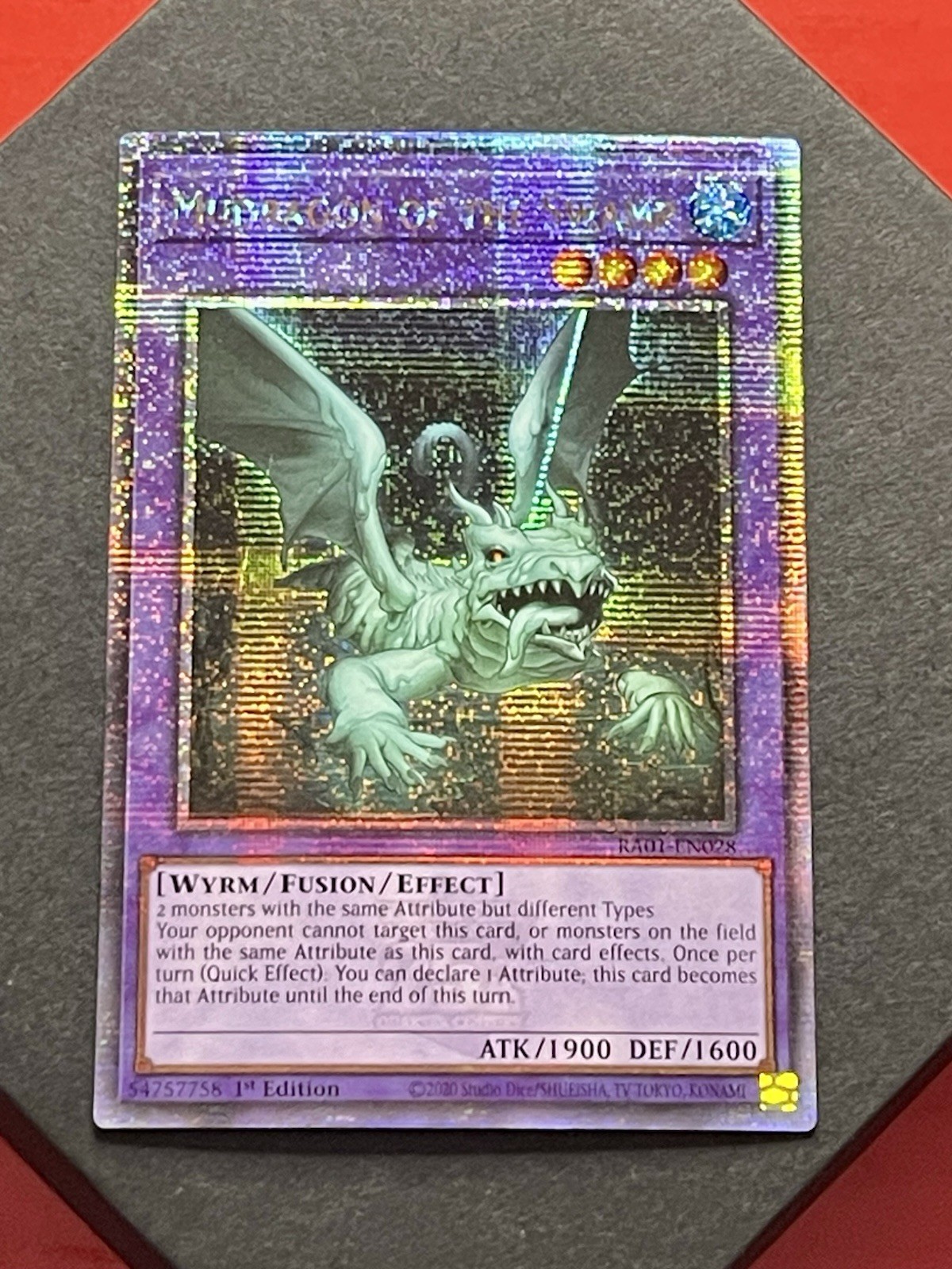 Mudragon Of The Swamp | RA01-EN028 | Quarter Century Secret Rare | NM | YuGiOh!
