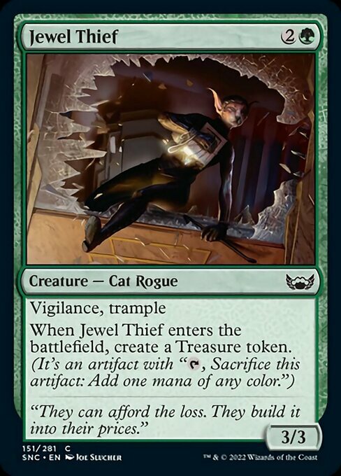 JEWEL THIEF x4 mtg NM-M Streets of New Capenna 4 Common