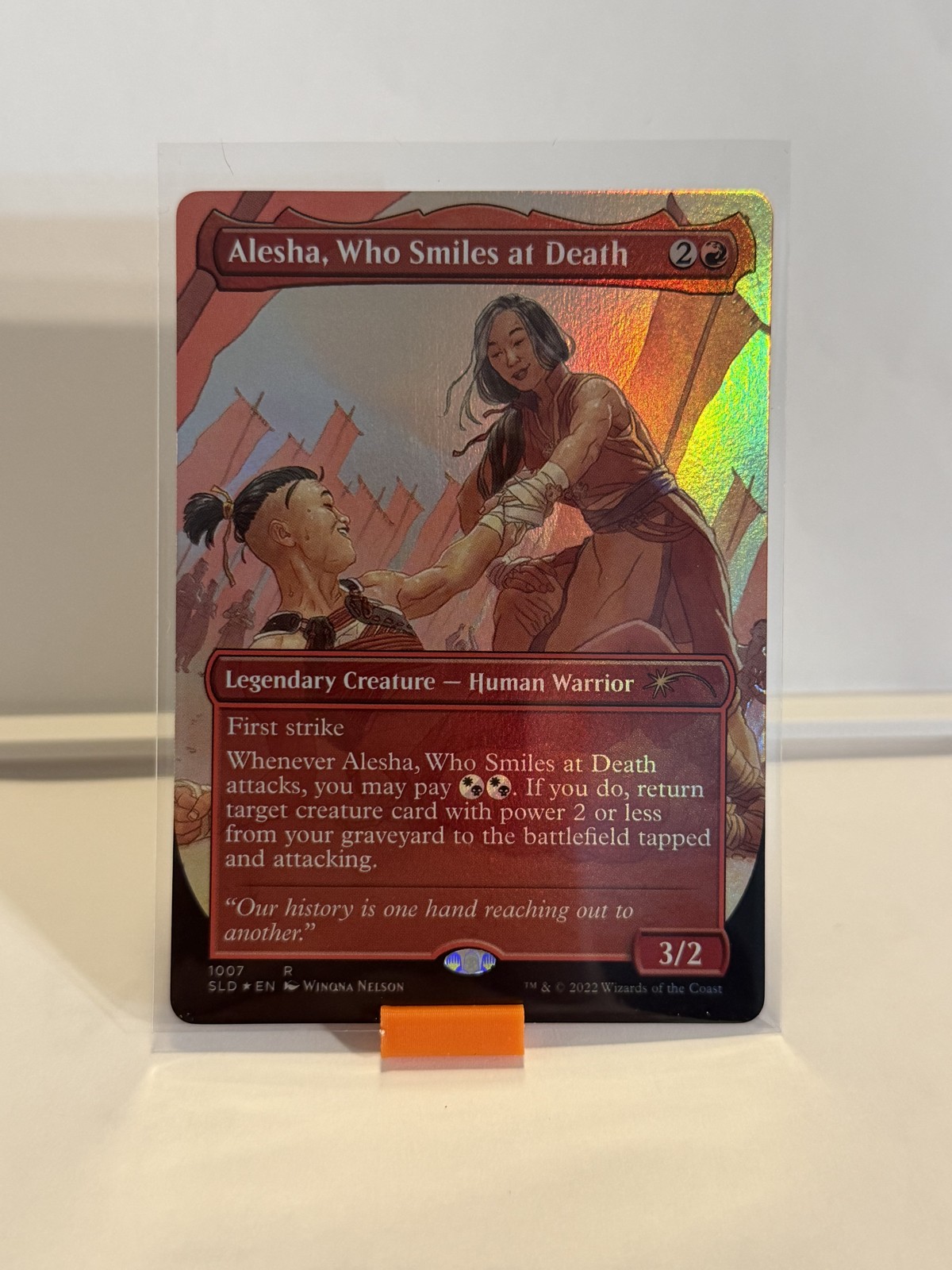 Alesha, Who Smiles at Death Secret Lair Drop Foil