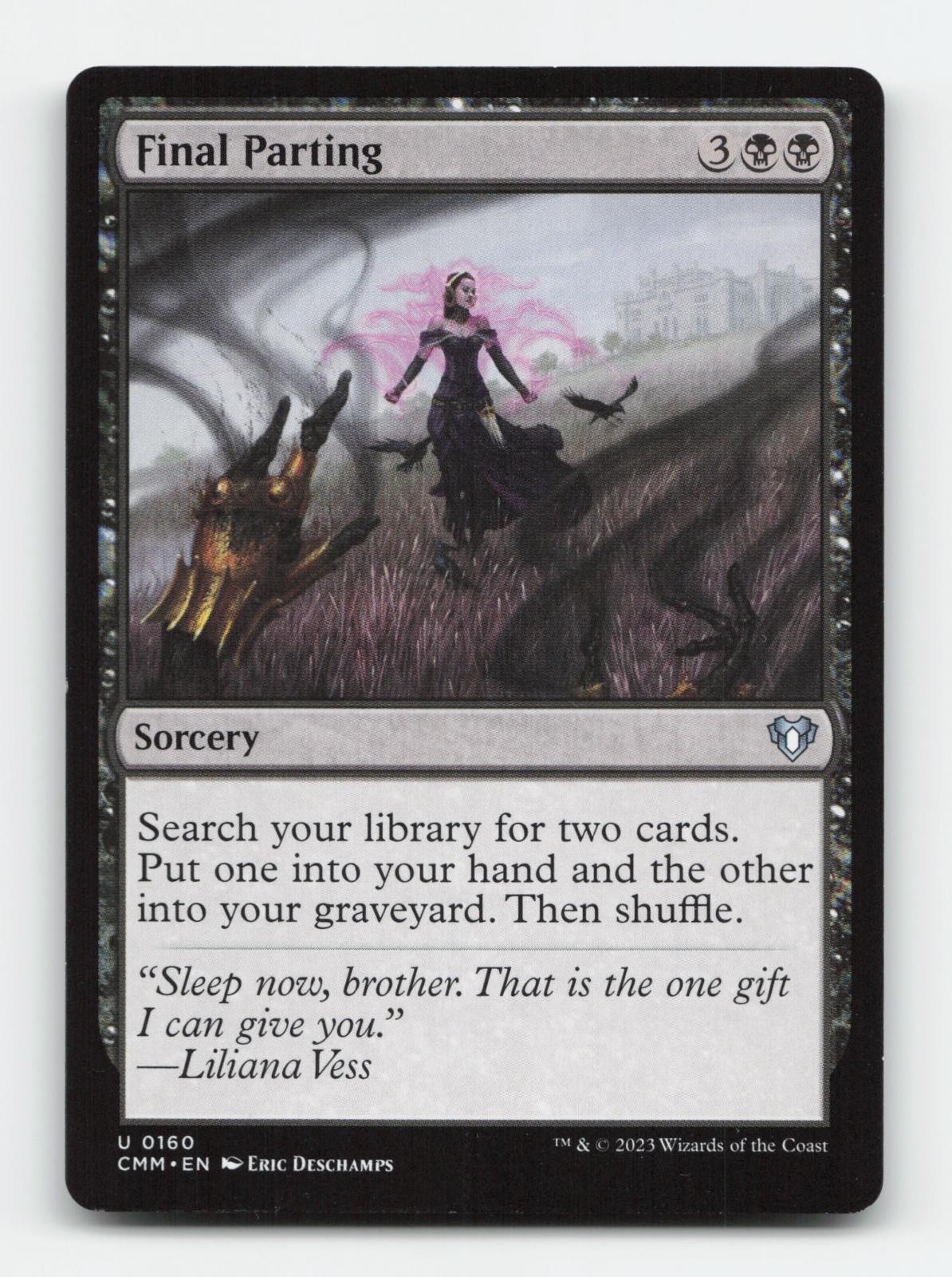 Final Parting 160 Uncommon Commander Masters Magic: The Gathering Near Mint