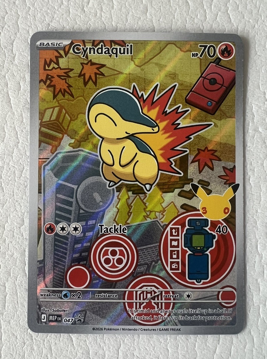 Pokémon First Partner Series 2 Chikorita 046 Cyndaquil 047 Totodile 048 Promo