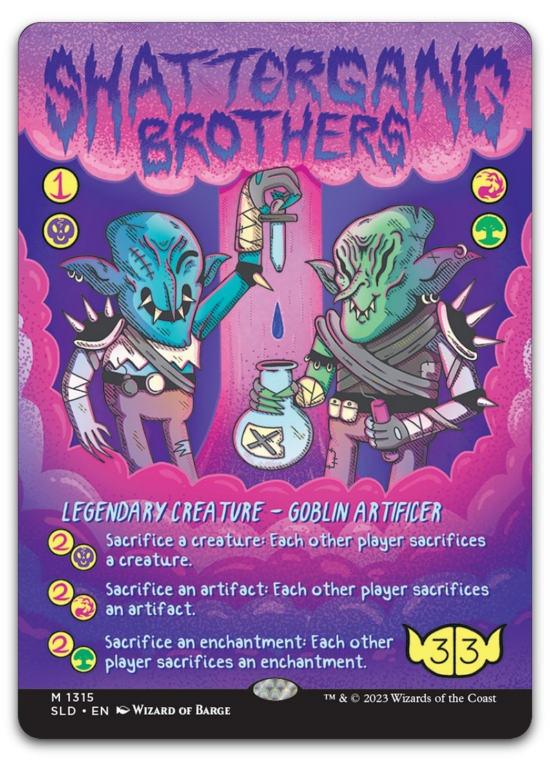 Shattergang Brothers #1315 (NM) Secret Lair Drop SLD Magic MTG
