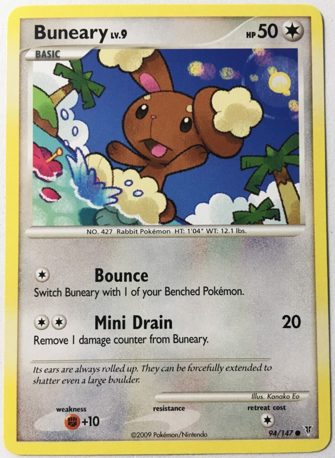 POKEMON BUNEARY LV.9 94/147 SUPREME VICTORS COMMON NEAR MINT