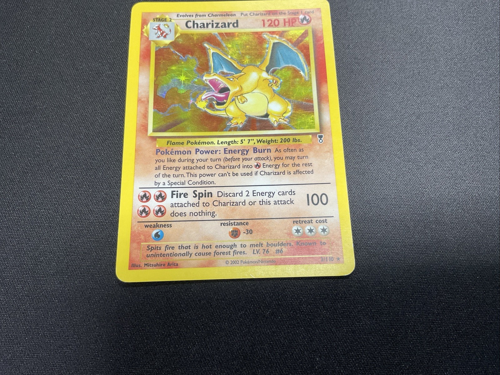 Charizard 3/110 Legendary Collection Holo Rare 2002 English