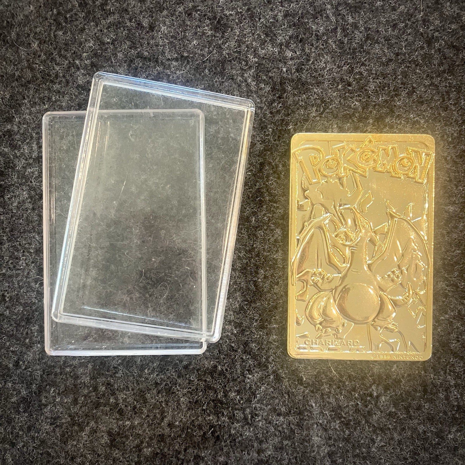 1999 Pokémon Charizard 23K Gold-Plated Trading Card Vintage Burger King