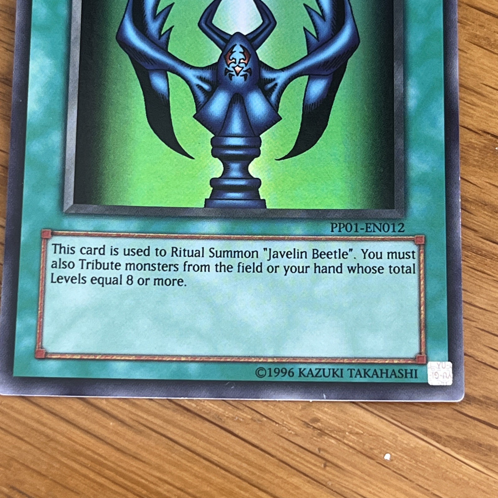 Javelin Beetle Pact pp01-en012 (MP) Secret Rare Yu-Gi-Oh!
