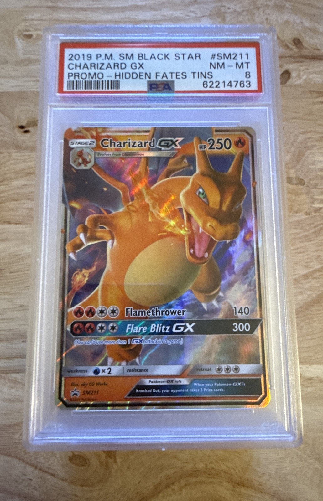 Charizard GX SM211 Sm Holo