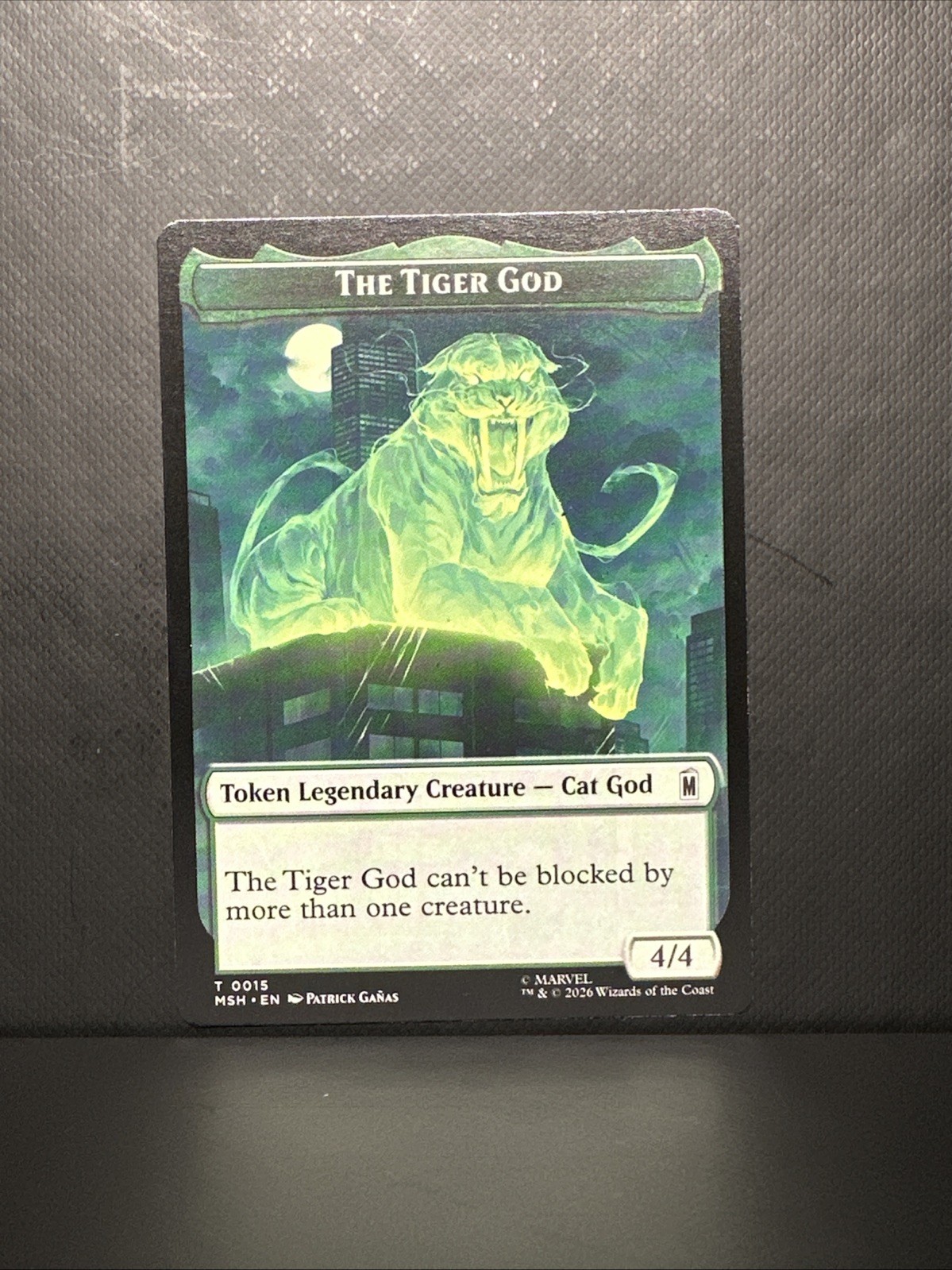 The Tiger God // Sturdy Shield Double-Sided Token – MSH – NM – MTG