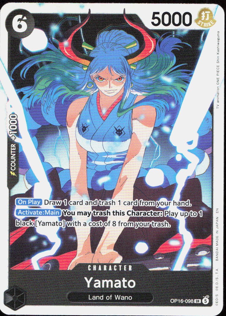 Yamato (098) Foil SR The Time of Battle OP16-098 NM