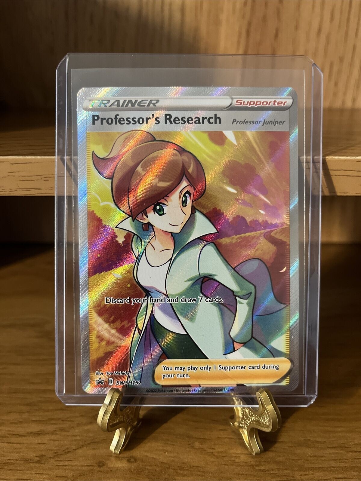 Professor’s Research SWSH152 Pokemon TCG Black Star Promo NM- Mint Holo Full Art