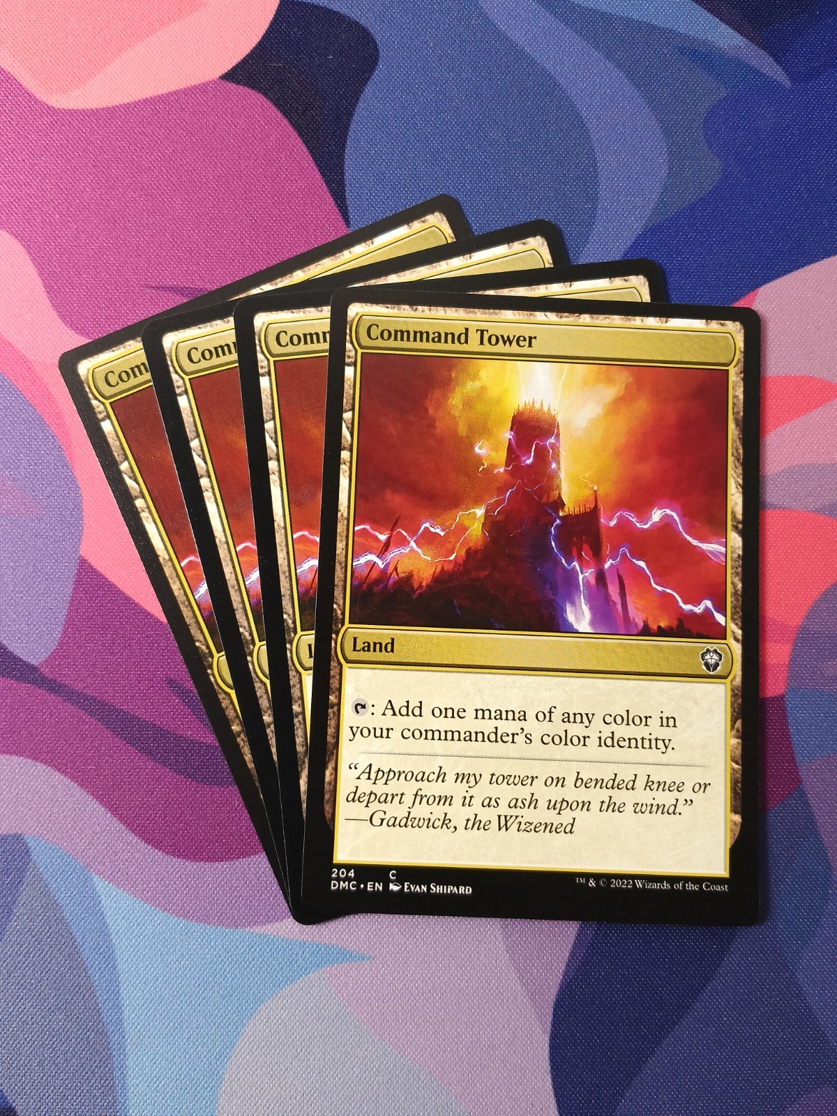 Command Tower x 4 | *% Off 2+ | Dominaria United | NM | MTG