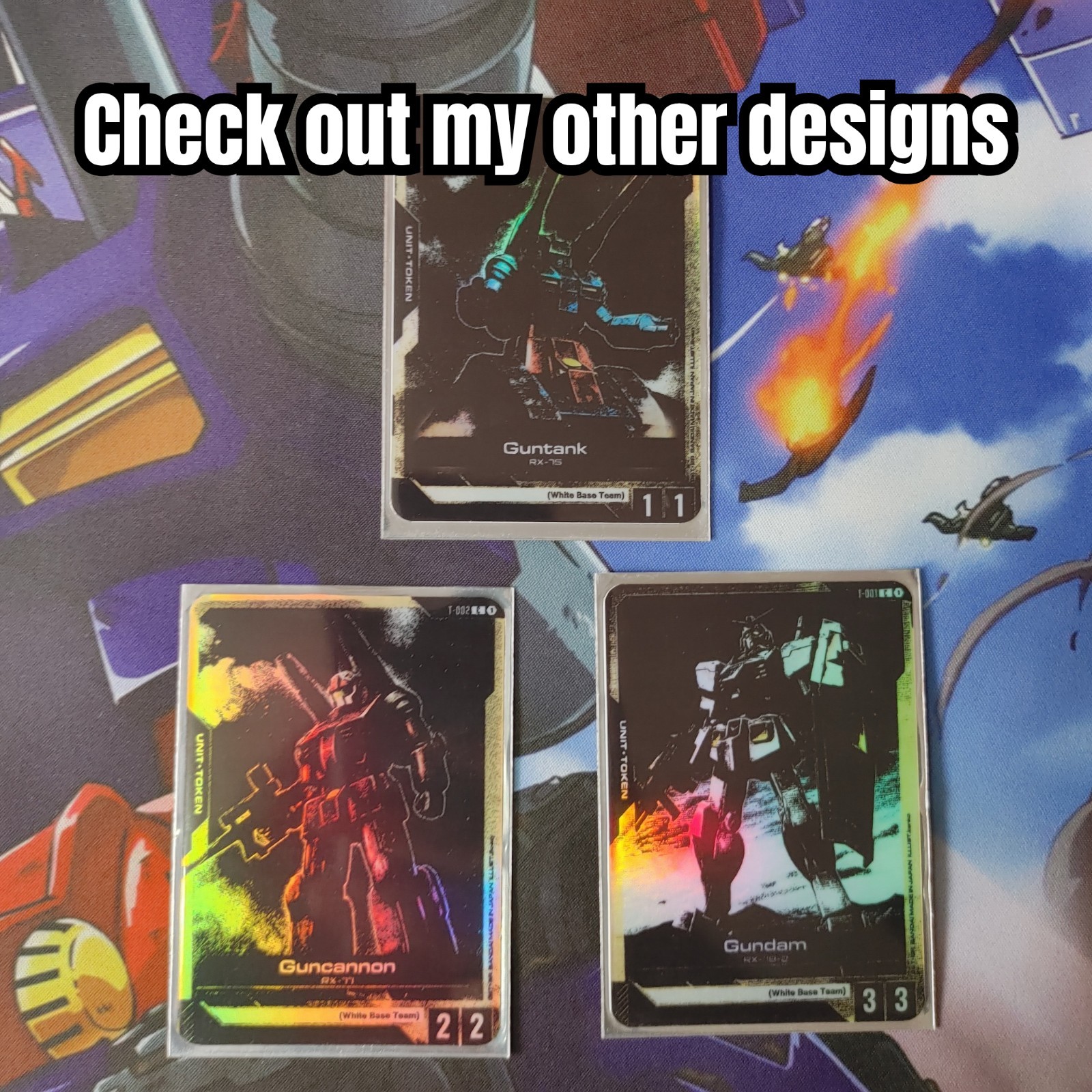 Char Aznable Burger EX Resource Foil Gundam Card Game Custom
