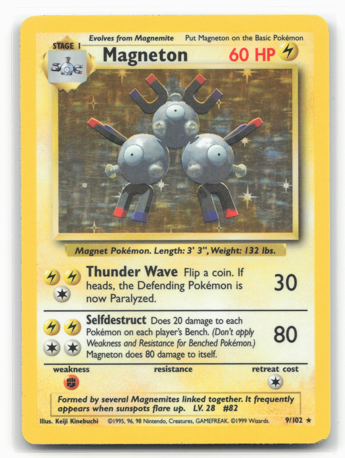 Base Set #009/102 Magneton Holo – 16803