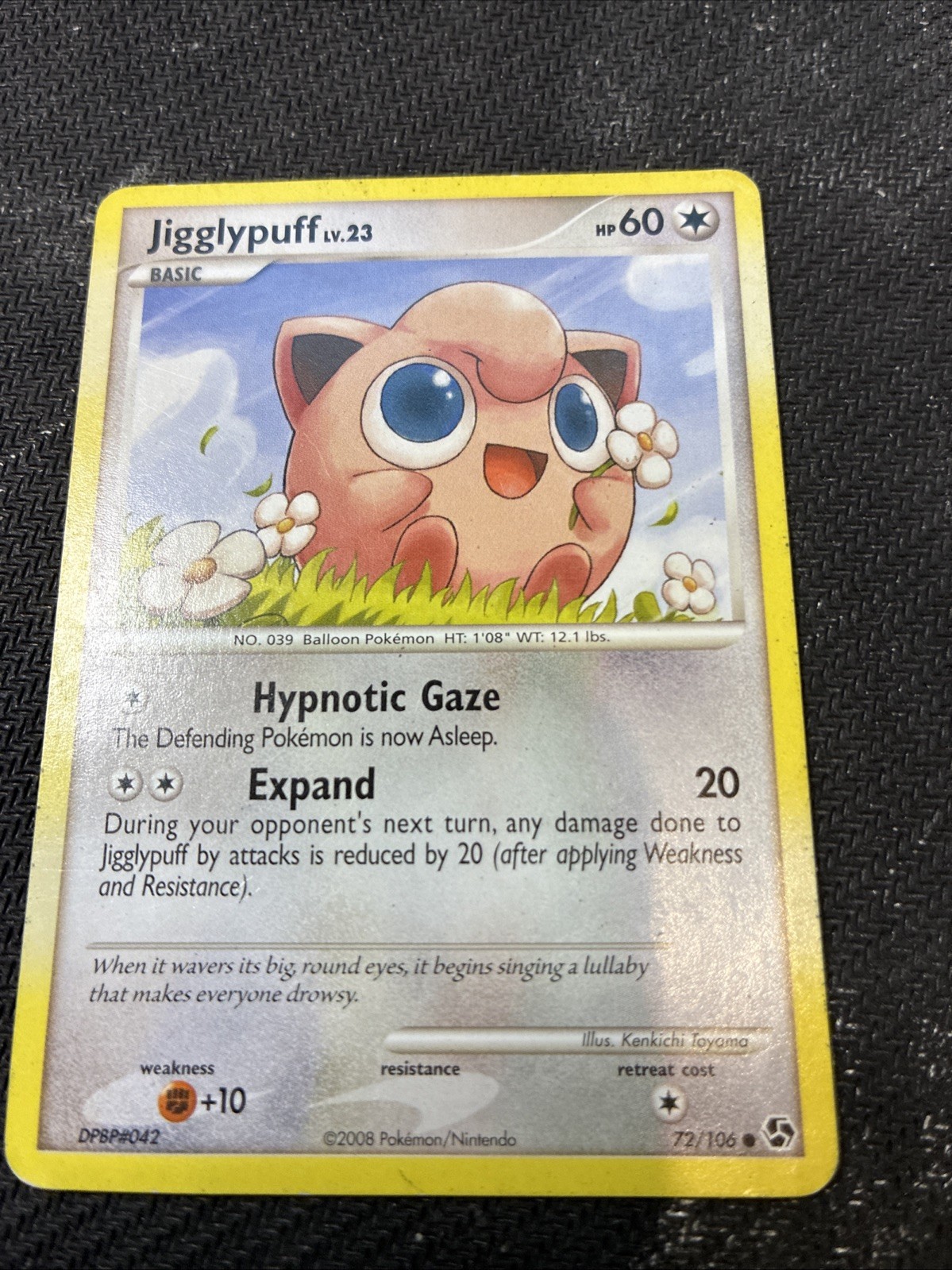 Jigglypuff 72/106 Common Great Encounters Pokemon Moderately Played