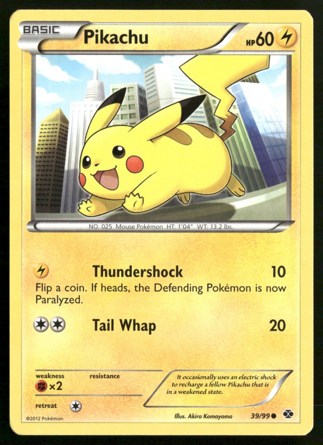 Pikachu 39/99 Next Destinies Pokemon TCG
