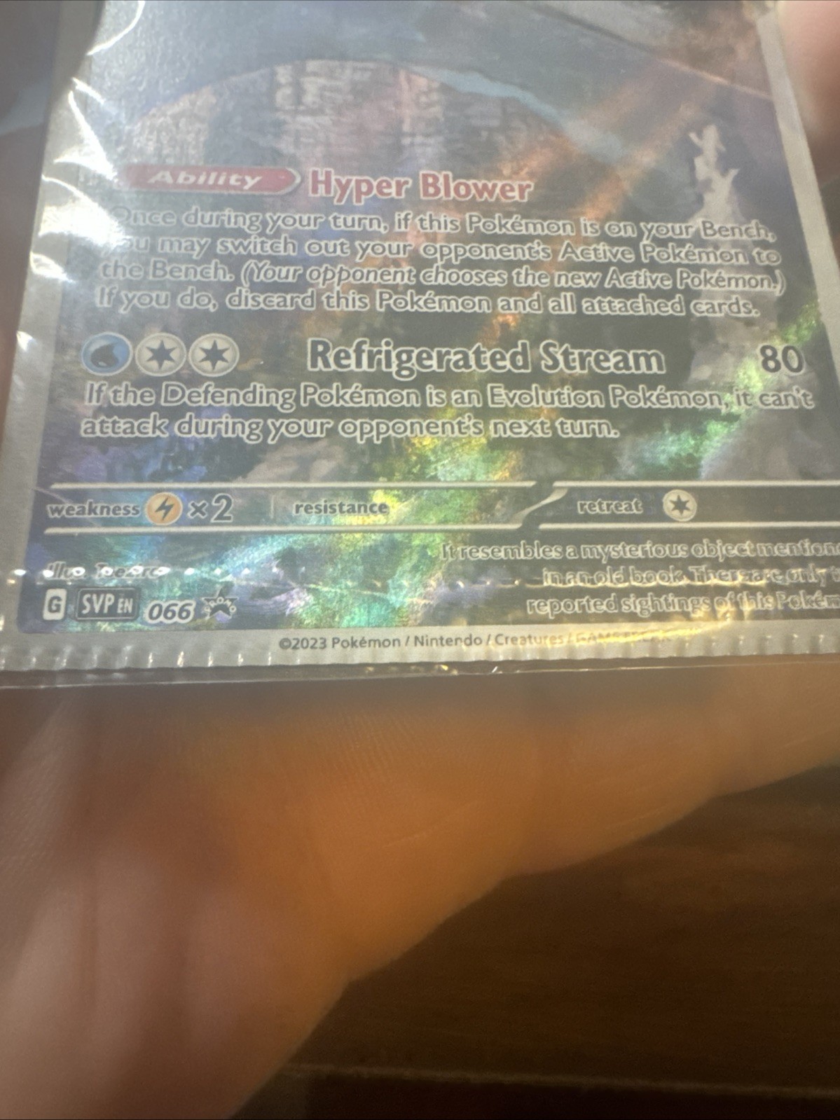 Iron Bundle #66 Scarlet & Violet Pokemon Black Star Promo Crimp Error Sealed!