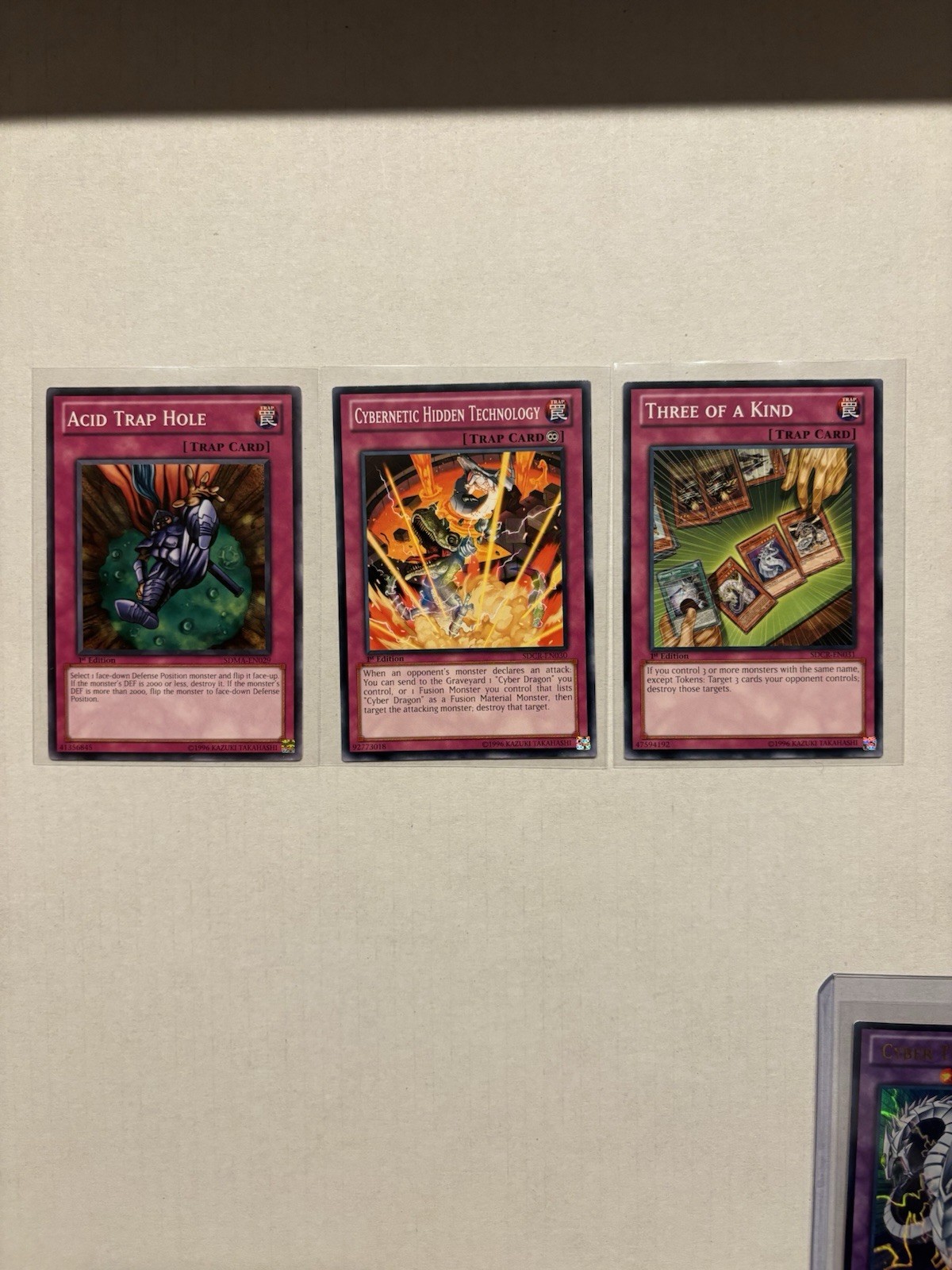 Yugioh GX | Cyber Twin Dragon + Support Cards | NM |+ Free Holo