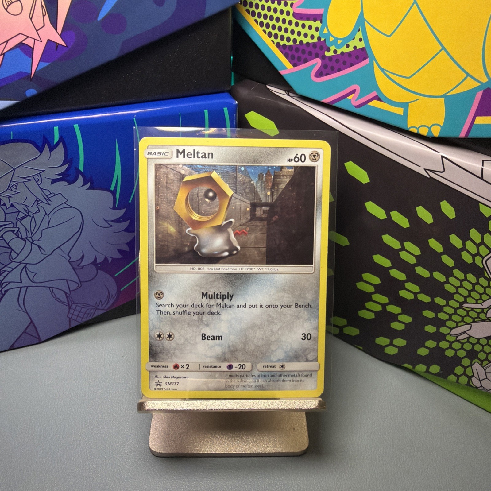 Meltan – SM177 – Pokemon Sun & Moon Promo Holo Rare Card