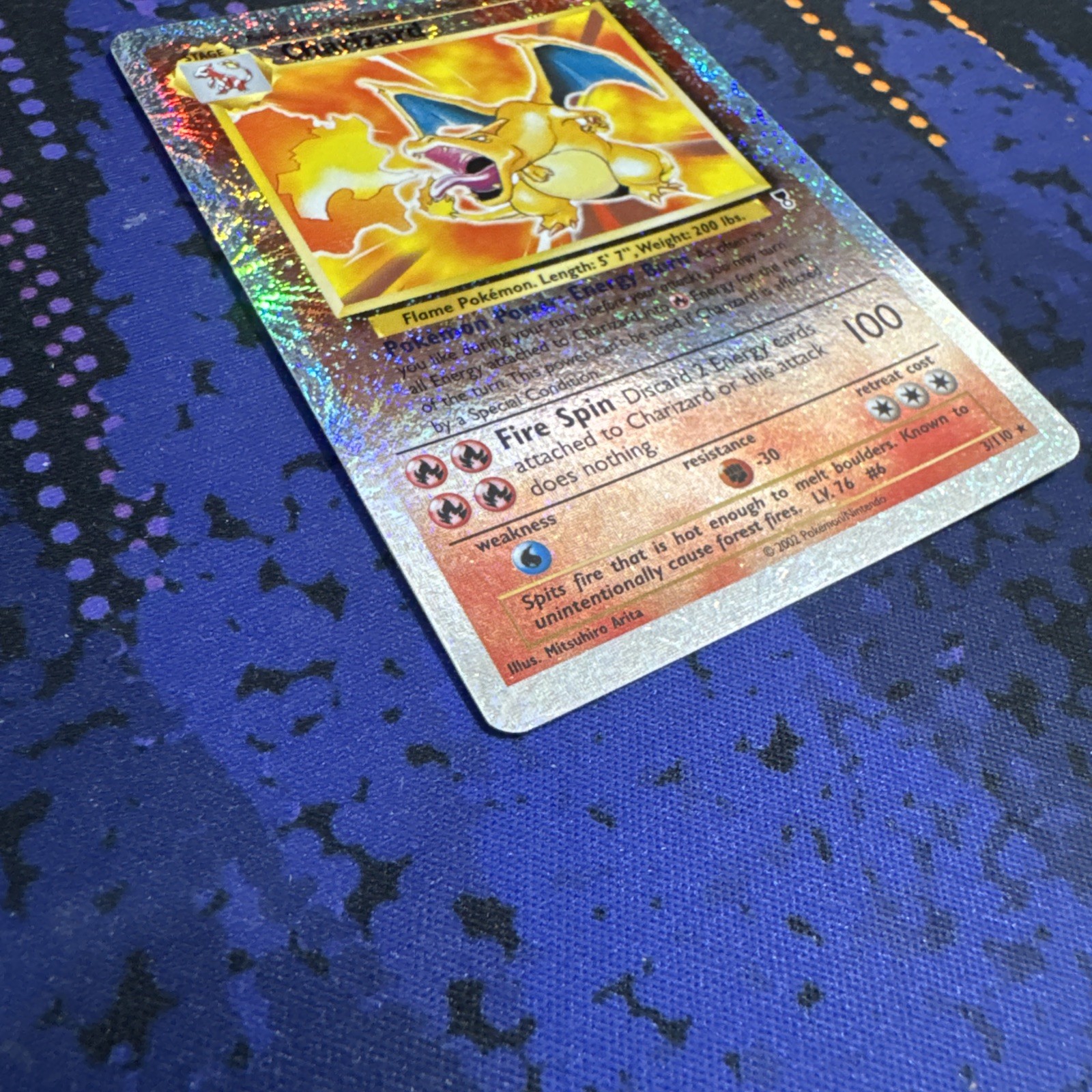 Pokemon TCG Legendary Coll Reverse Holo Charizard 3/110 MN Customized