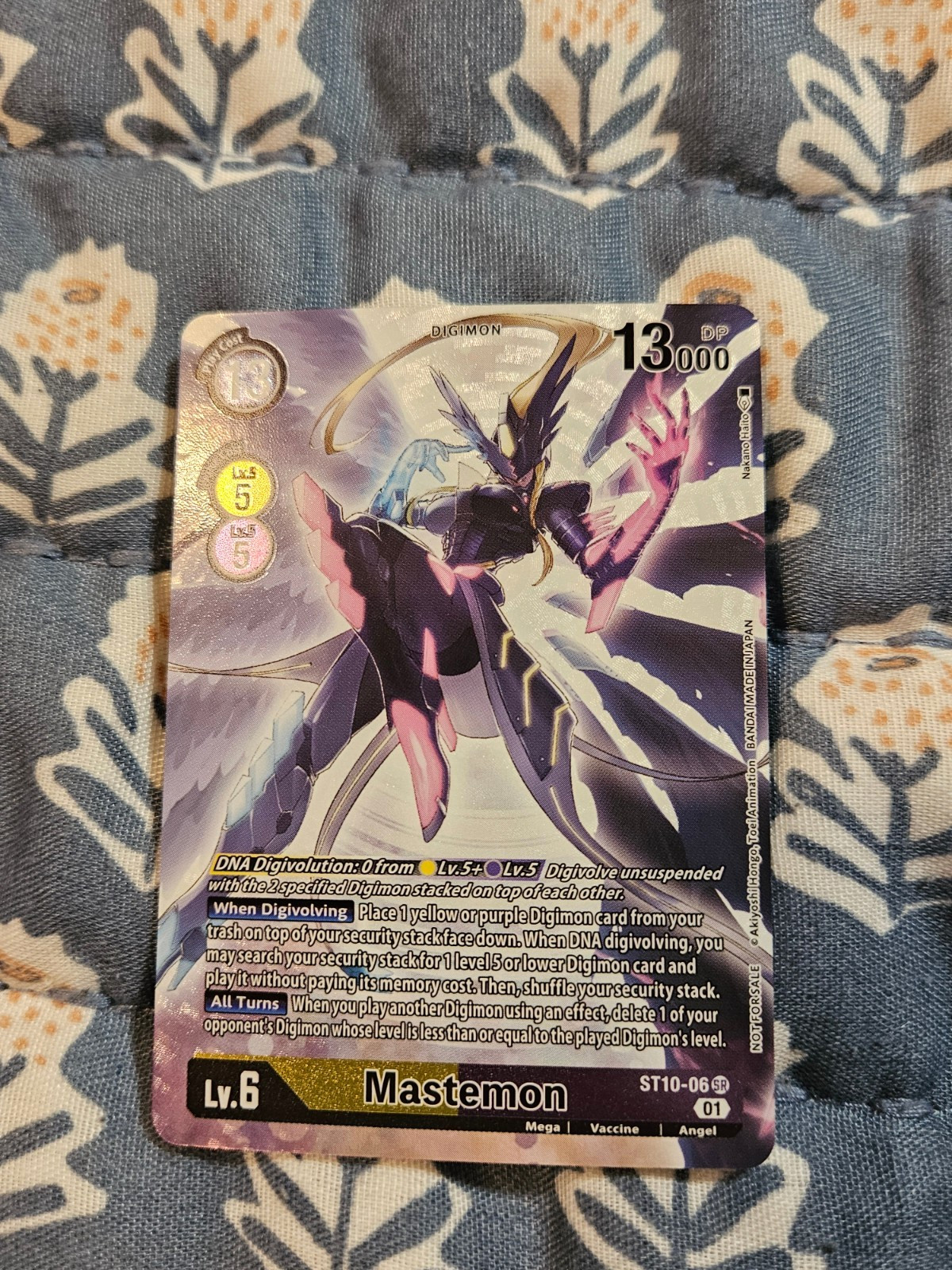 Mastemon FOIL Promo ST10-06 SR Alternate Art – Digital Hazard – Digimon
