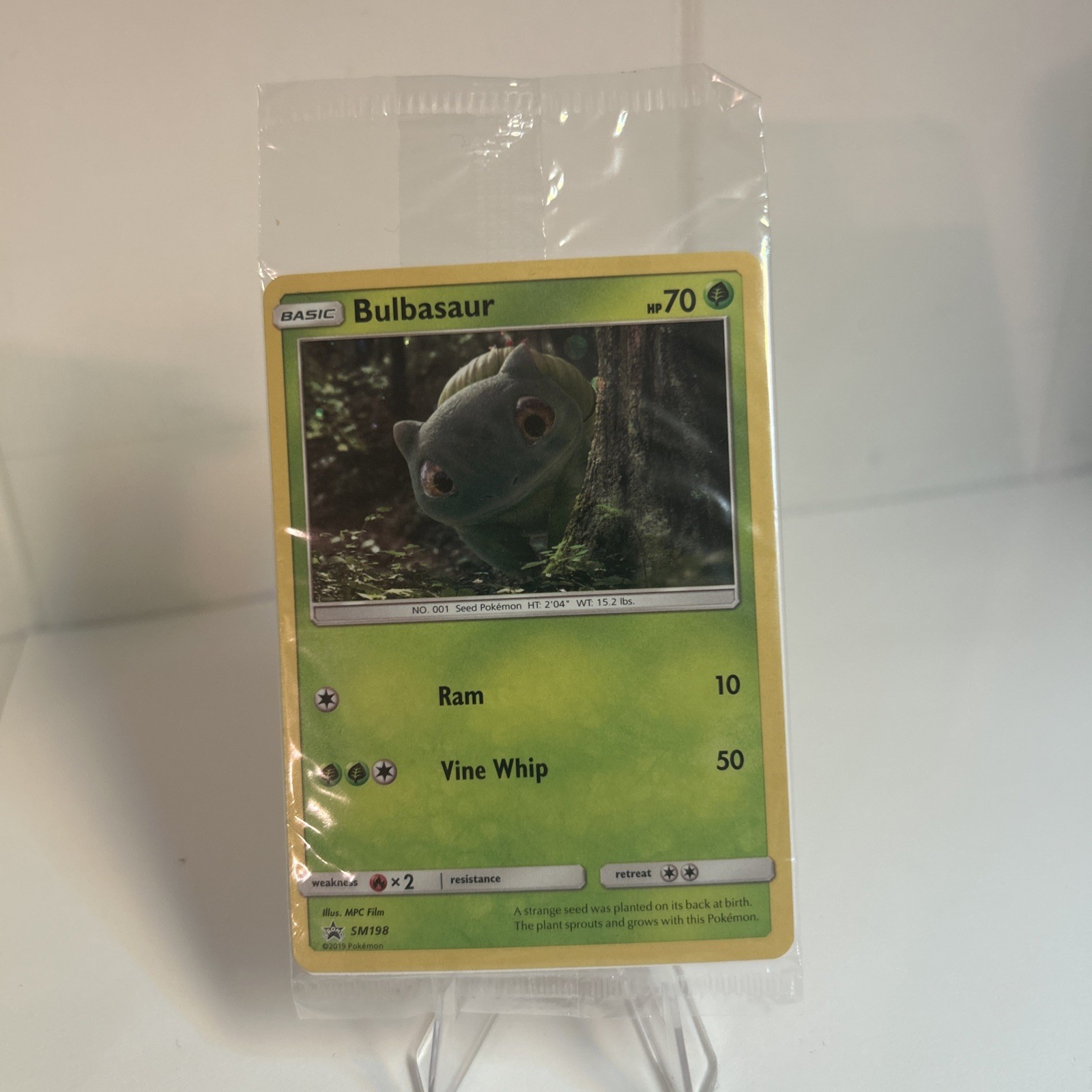 Bulbasaur – (In-Store Event Promo) SM198 Sm Holo Sealed