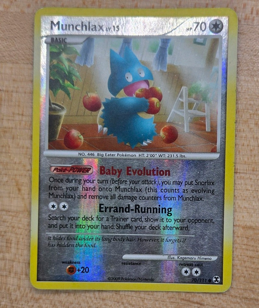 Munchlax 70/111 Rising Rivals Reverse Holo JK0067