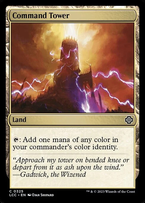Command Tower 325 – NM – The Lost Caverns of Ixalan Commander – MTG