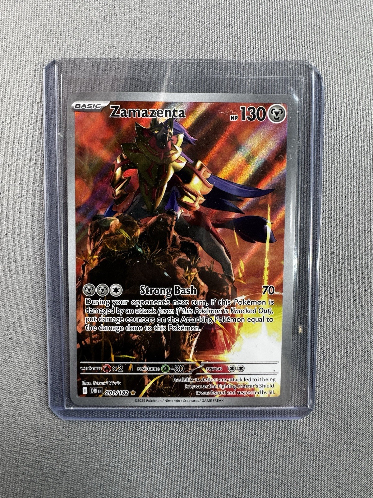Zamazenta 201/182 Illustration Rare Pokémon Sv10: Destined Rivals MINT