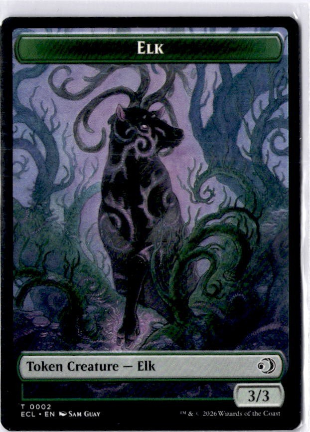 Elk Mutavault Double-Sided Token Lorwyn Eclipsed Regular NM T 0002/0011