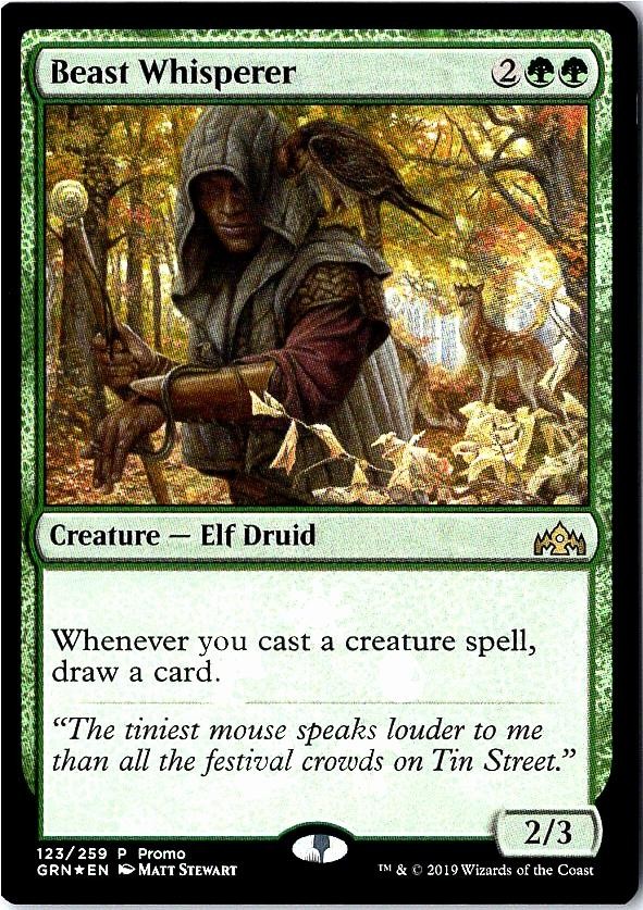 Beast Whisperer 123 Media Promos Magic: The Gathering Foil