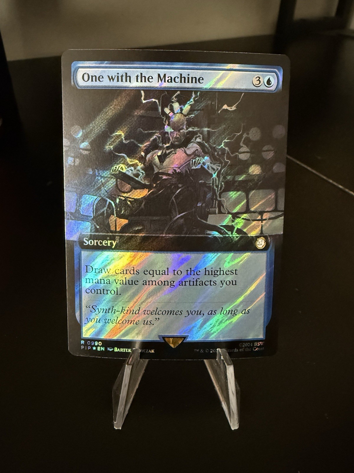 MTG Magic the Gathering PIP Fallout Extended Art Surge Foil One With The Machine