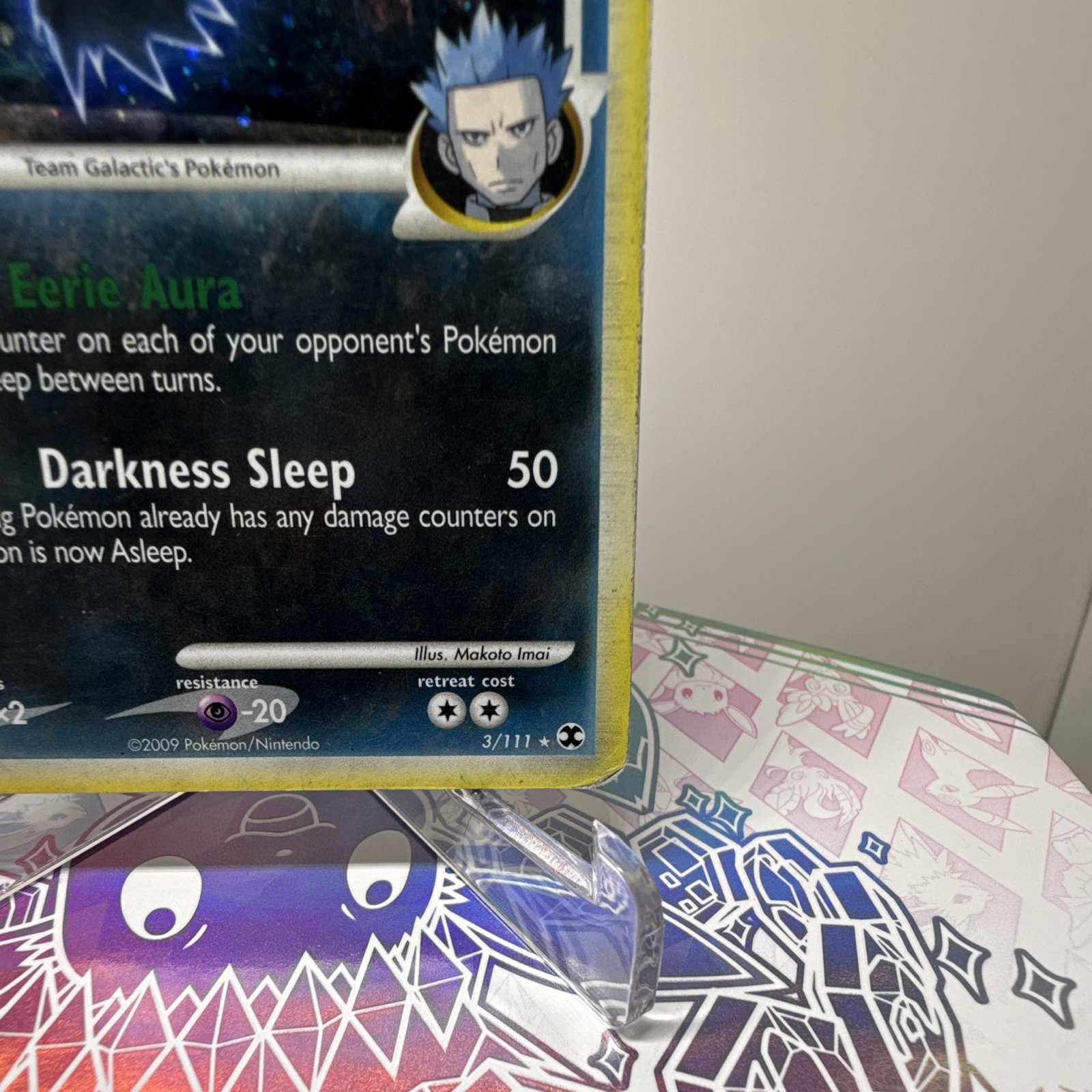 The Pokémon Company Darkrai G 3/111 Rising Rivals Reverse Holo Rare ENG 90 HP