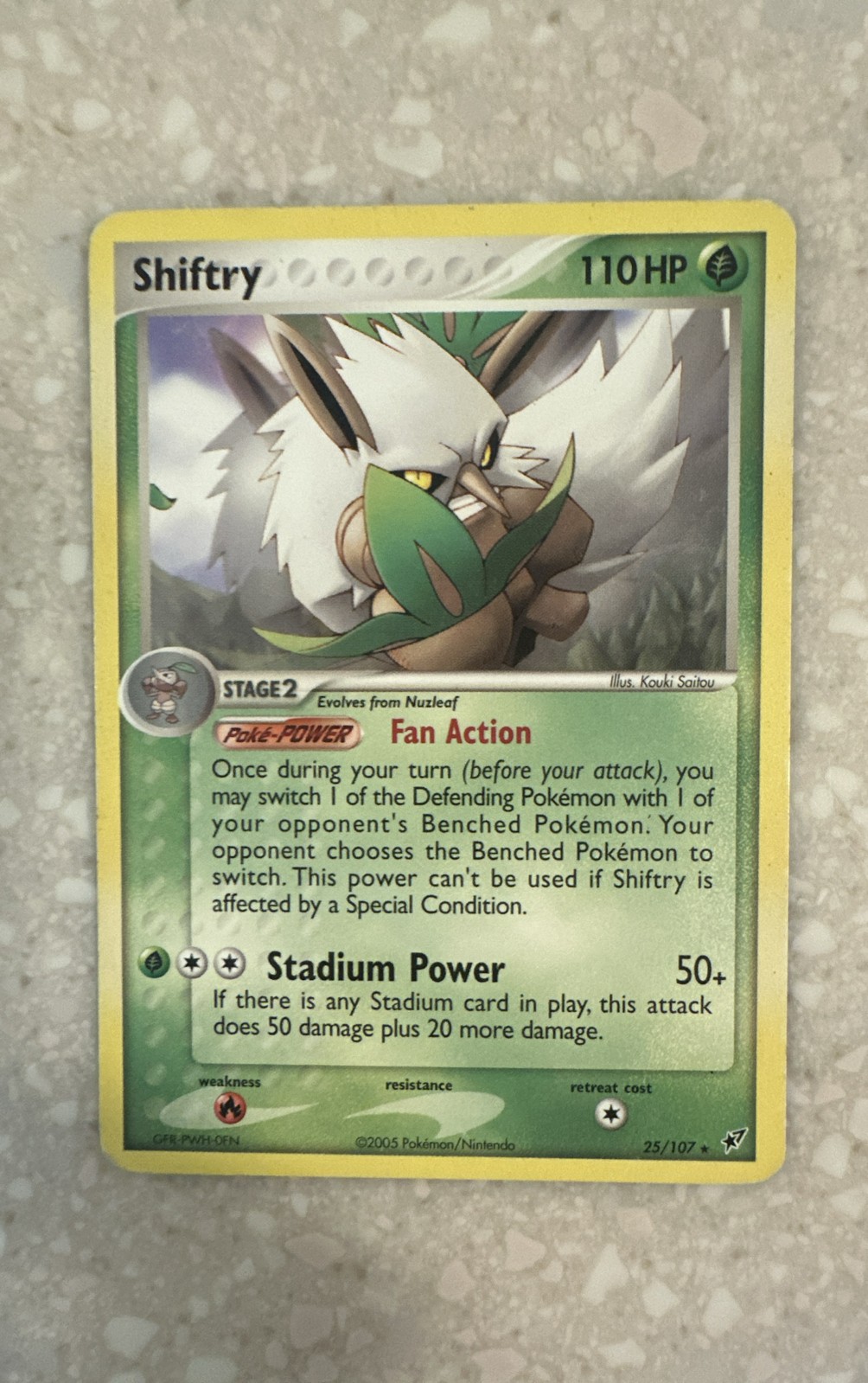 Shiftry 25/107 Deoxys Regular