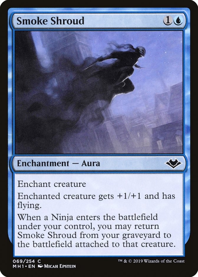 MTG Magic the Gathering Smoke Shroud (69/405) Modern Horizons LP