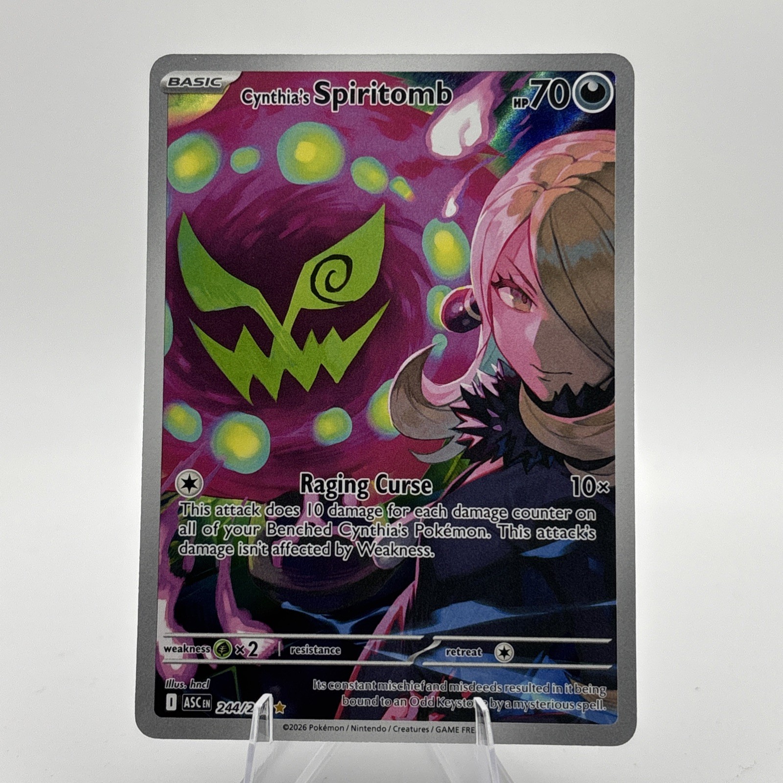 Cynthia’s Spiritomb 244/217 Ascended HeroesIllustration Rare English