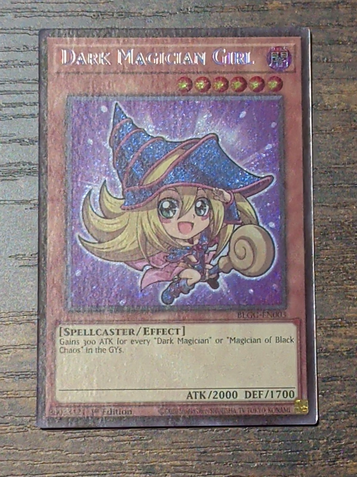 1x Dark Magician Girl (Chibi Artwork) Secret Rare BLGG-EN003 Yugioh