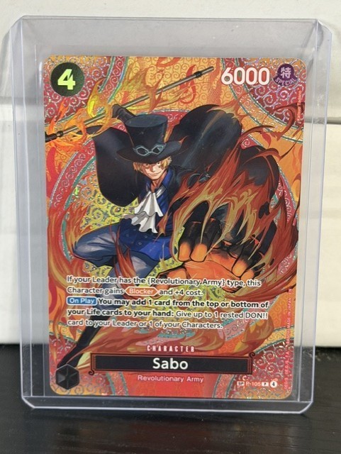 Sabo (P-105) (SP) – Adventure on Kami’s Island (OP15-EB04) TCG English Card