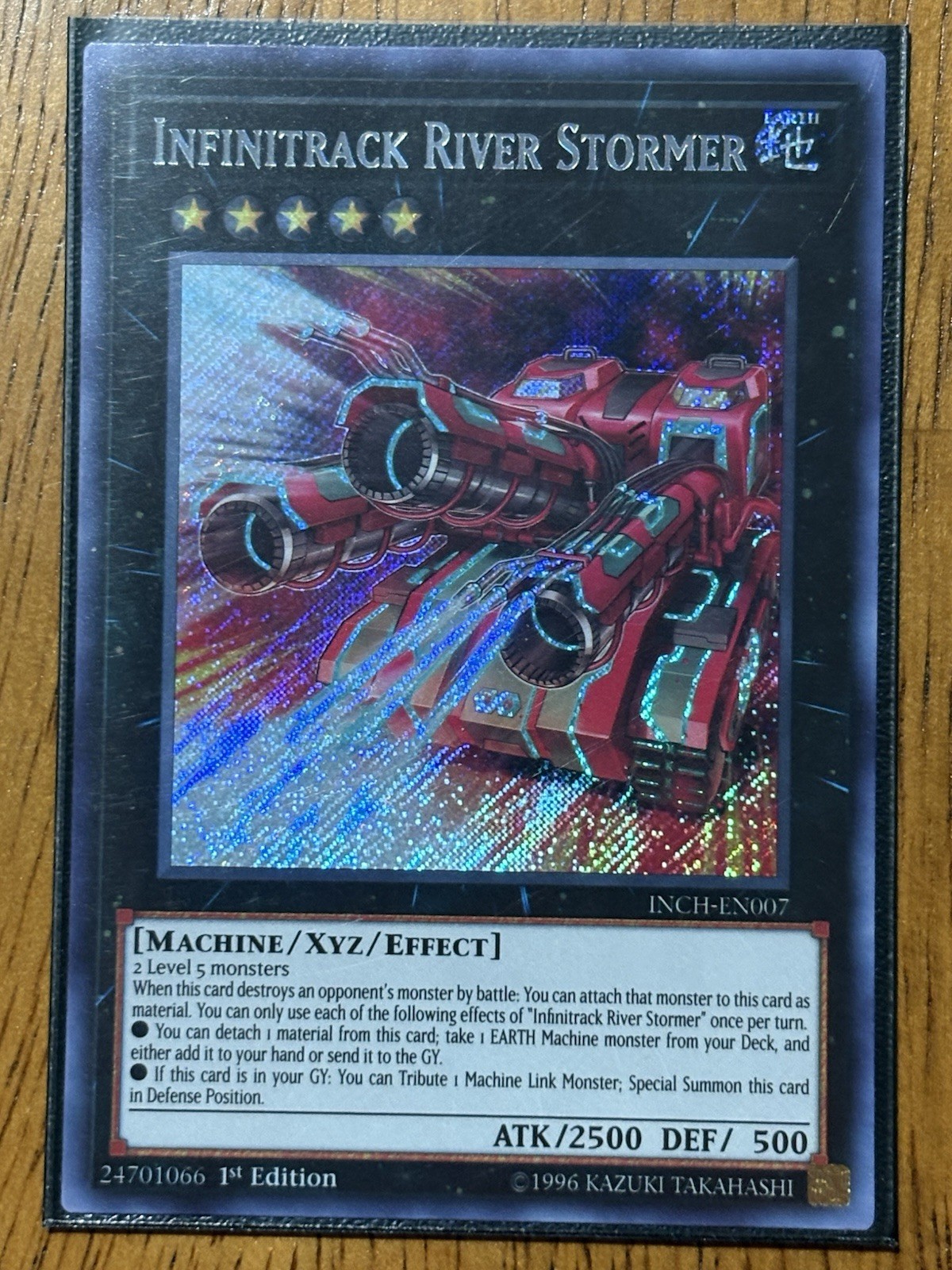 Infinitrack River Stormer (Secret Rare – SCR) INCH-EN007 1st Edition NM